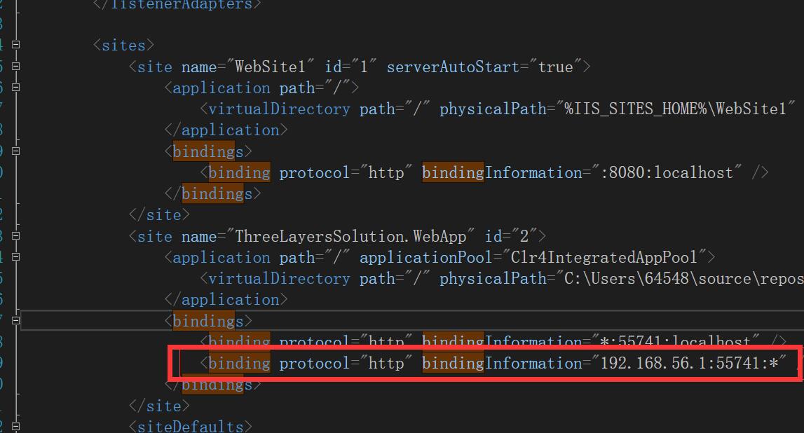 visual studio 2017 localhost访问改用IP访问 400错误 invalid hostname 修改方法_vs bad
