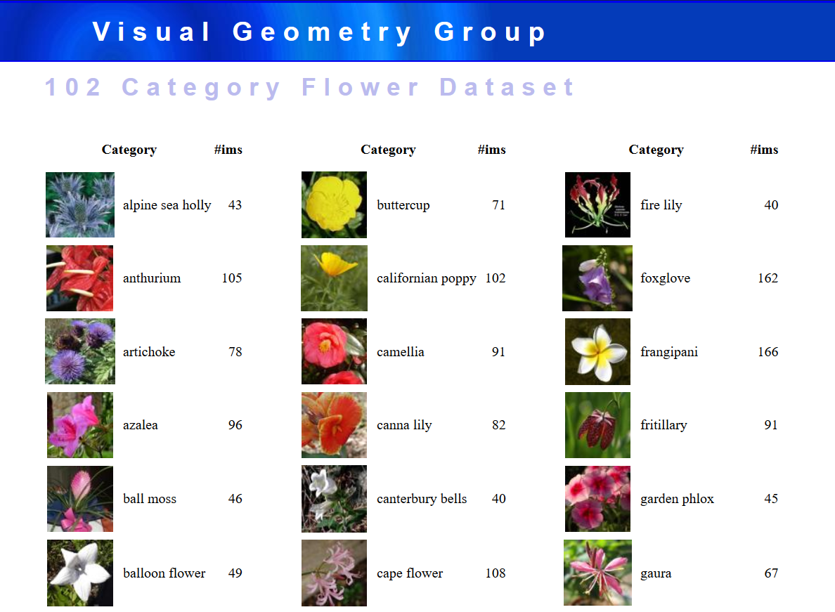 数据集解析：102 Category Flower Dataset_102 category flower dataset 怎么分CSDN博客