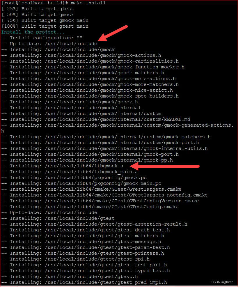 CentOS7 下使用cmake和make编译安装gmock和gtest_gmock安装CSDN博客
