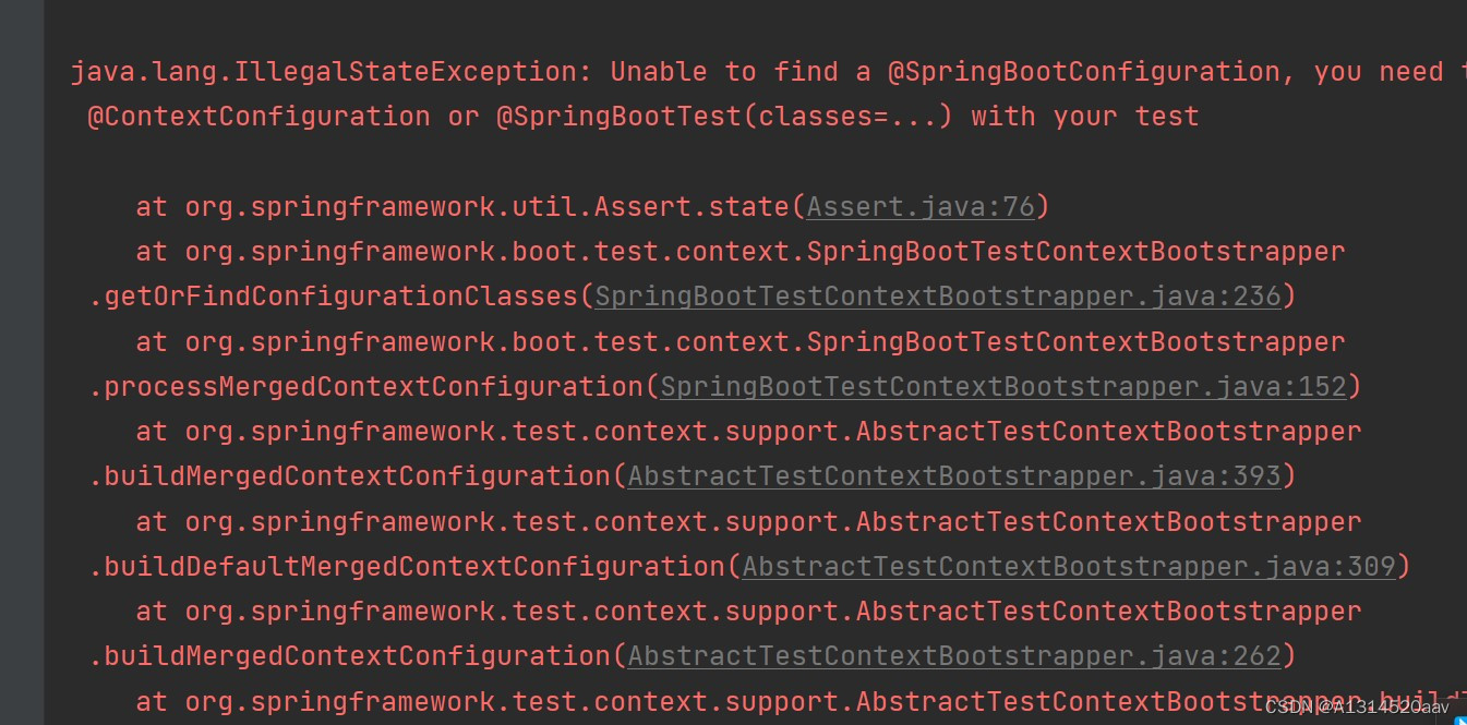 java.lang.IllegalStateException Unable to find a