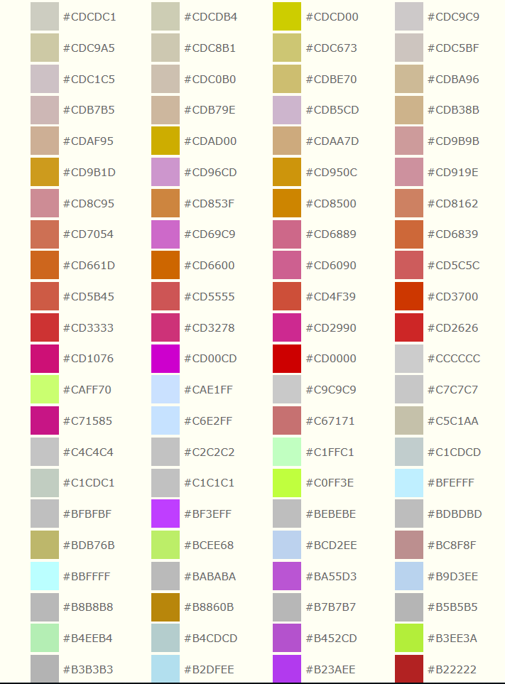 Markdown 字体颜色汇总表（简洁版） 适用于所有需要颜色任务_zengquan_li的博客CSDN博客_markdown字体颜色