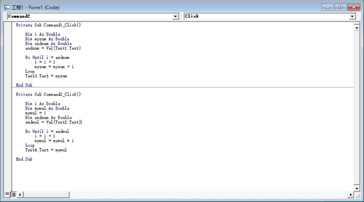 vb循环 Do While…Loop 语句/Do Until…Loop语句_寒泉CSDN博客