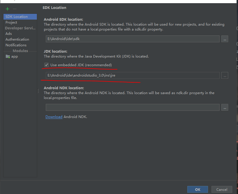 Process 'E\Android\ide\jdk8u131\bin\java.exe'' finished with