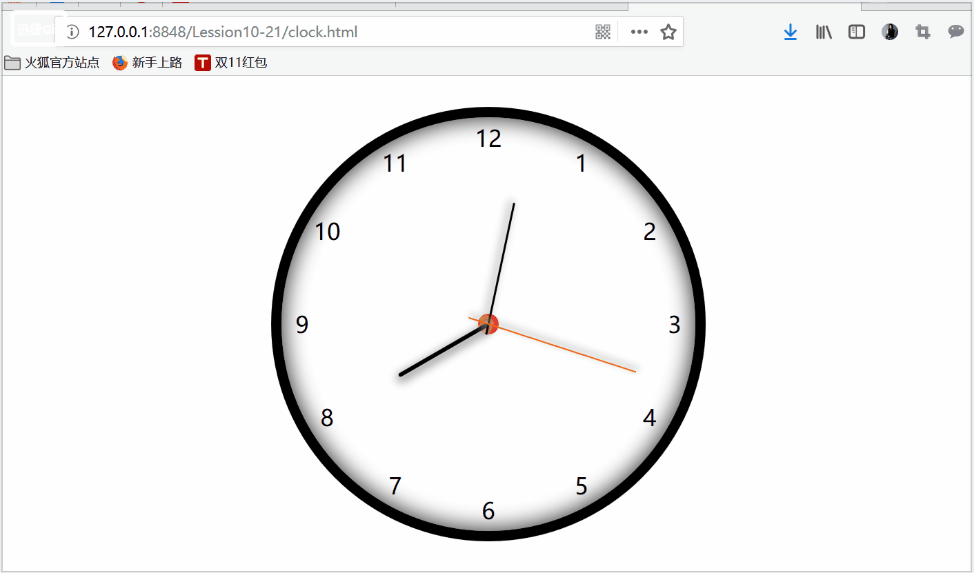 JS+jQuery实现网页圆盘钟表_圆盘时钟网页CSDN博客