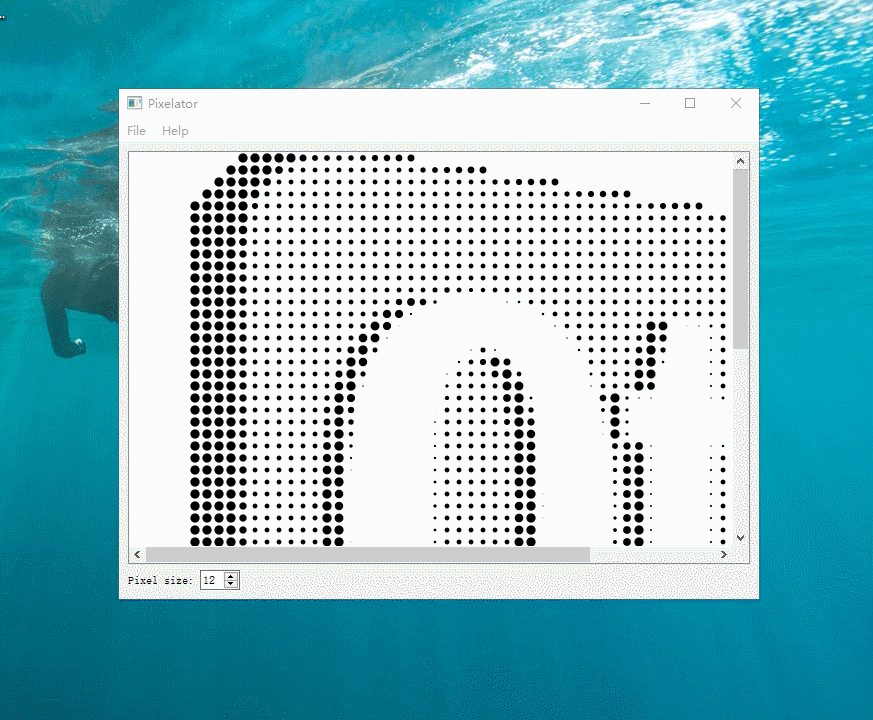 Qt 用 MVD(model view delegate) 模式 把图片变为灰度像素点 [官方Example] 码农家园