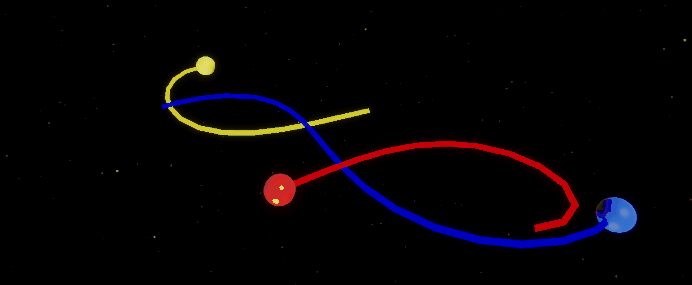 unity 模拟三体运动 | 码农家园