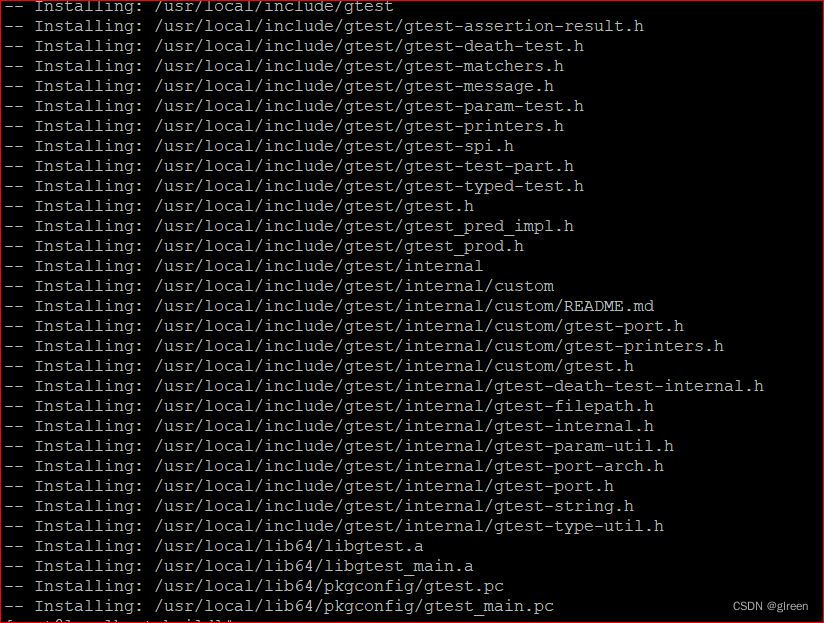 CentOS7 下使用cmake和make编译安装gmock和gtest_gmock安装CSDN博客