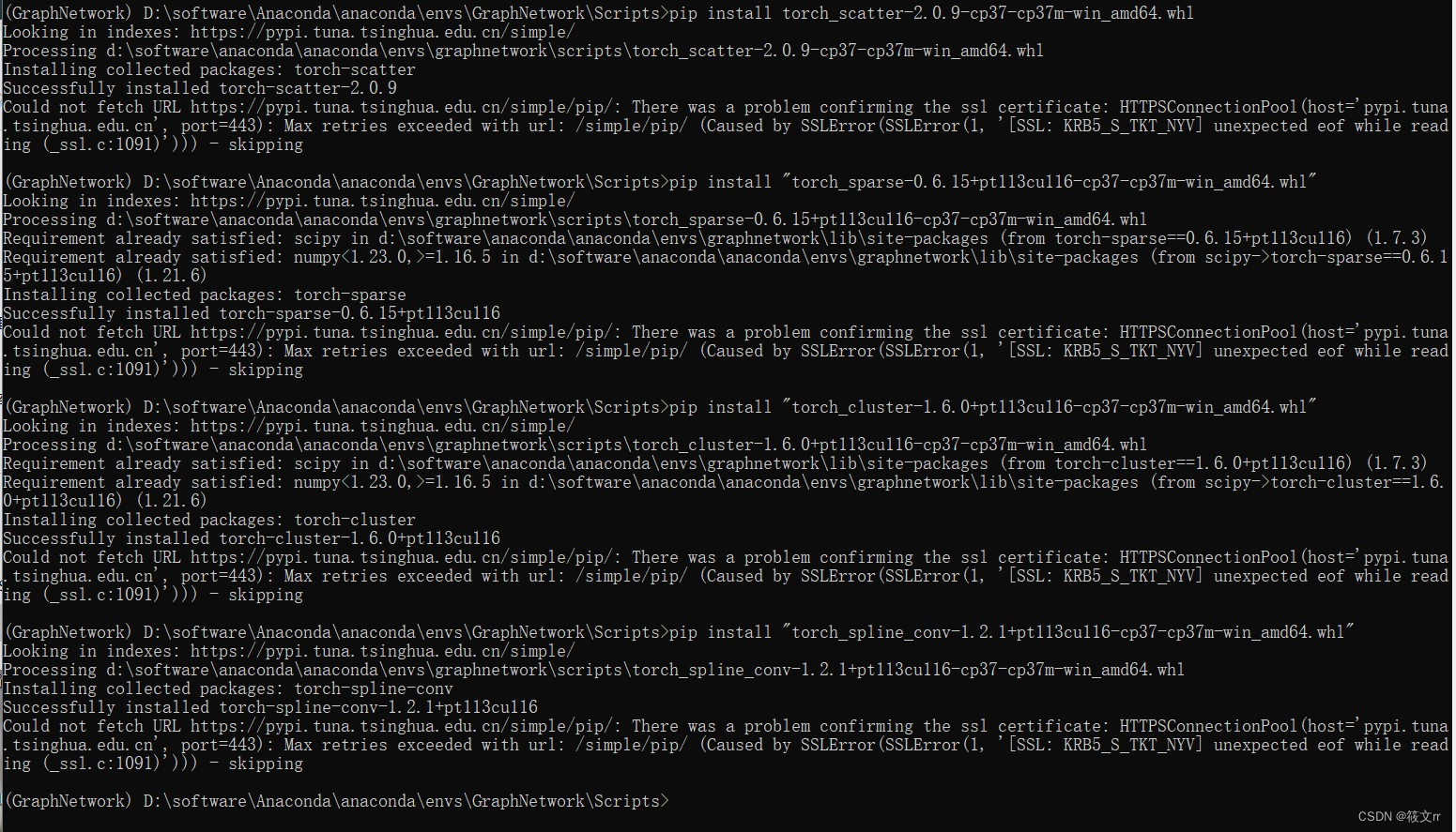PyTorchGeometric安装教程_pip install torchgeometricCSDN博客
