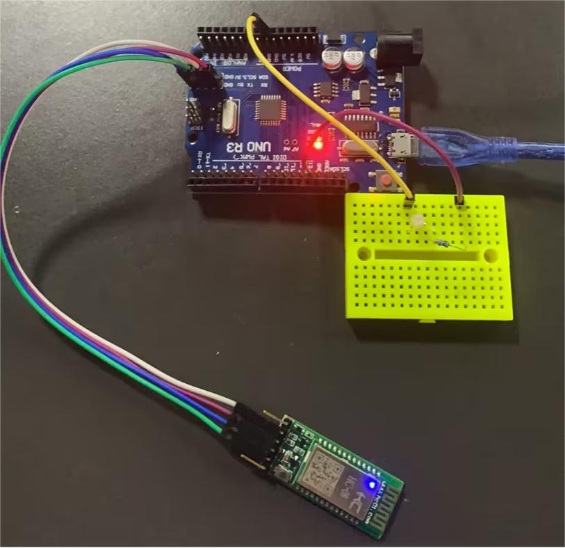 使用Arduino简单测试HC08蓝牙模块_arduino蓝牙调试器CSDN博客