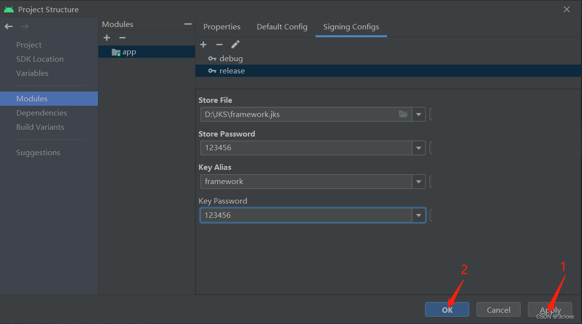 Android Studio 生成 keystore 签名文件及打包验证流程_android 出apk key storeCSDN博客