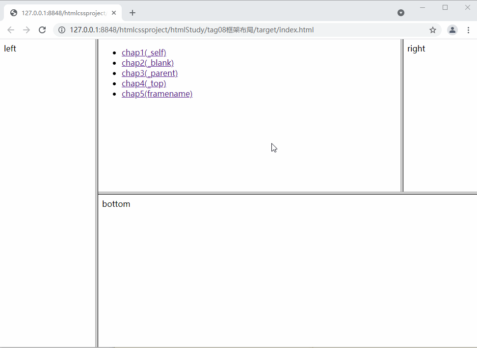 HTML学习14：框架布局_html布局框架CSDN博客