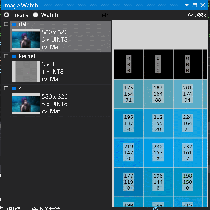 VS opencv Mat对象像素查看插件：Image Watch（ImageWatch）_vs调试中怎么查看mat中的数据CSDN博客