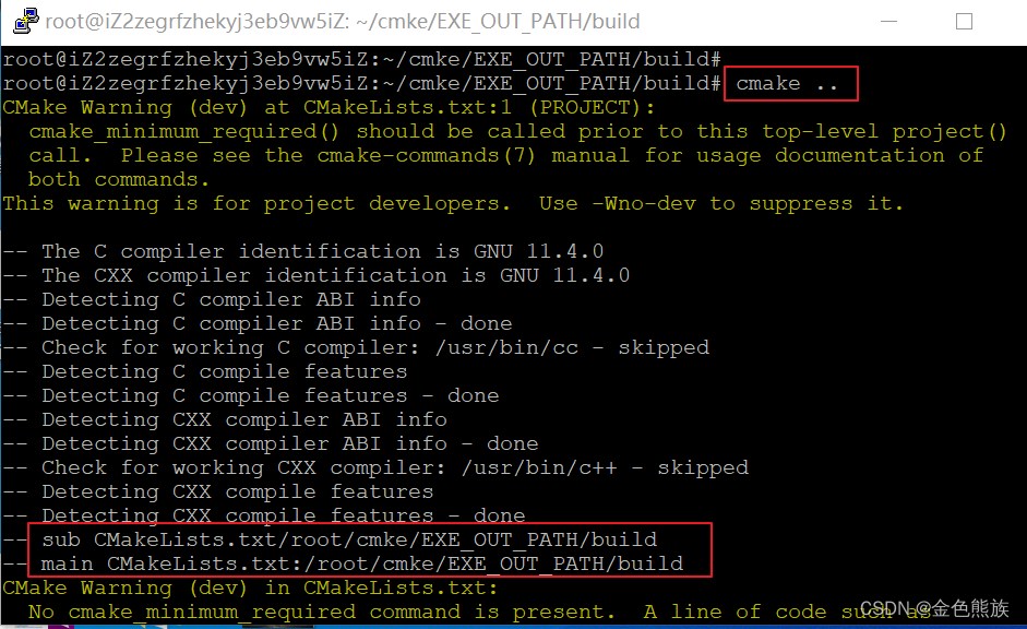 CMake学习笔记（二）从PROJECT_BINARY_DIR看外部编译和内部编译_cmake的 project binary dirCSDN博客