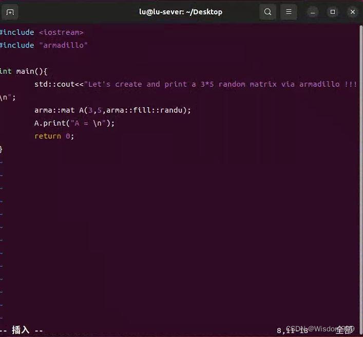 ubuntu(linux)环境下安装armadillo线性代数库_armadillo库安装 ubuntuCSDN博客