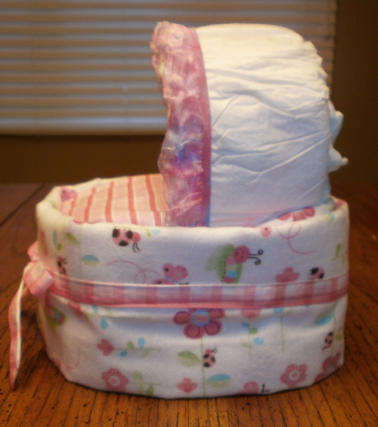 Baby Diaper Cake Handmade Michigan