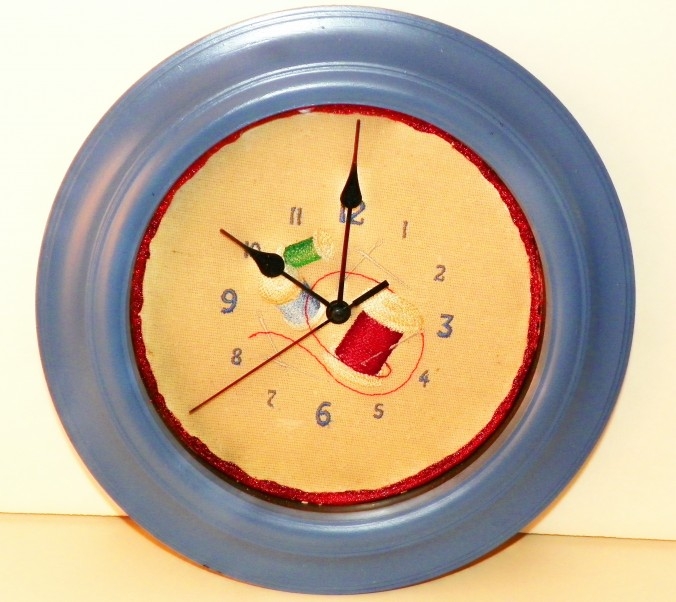 Threads of Time Clock Handmade Michigan