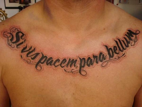 Si Vis Pacem Para Bellum Tattoo Designs