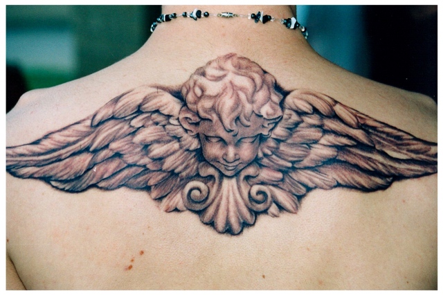 Low Lock tattoo Studio Ron Meyers angel
