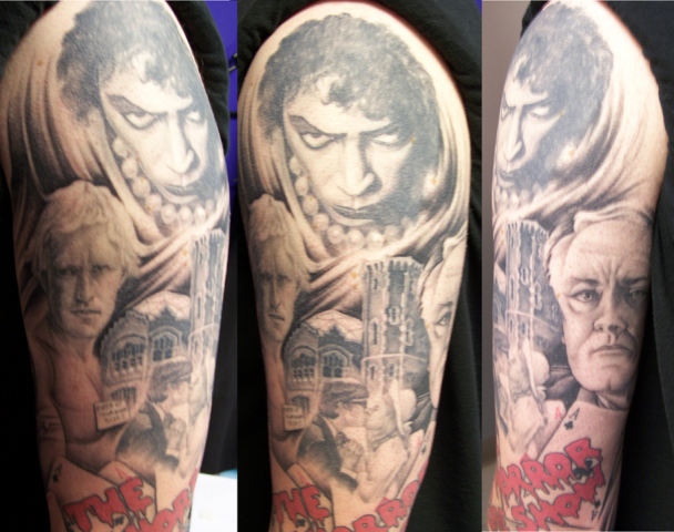 Low Lock tattoo Studio Ron Meyers RockyHorrorUpperHalf