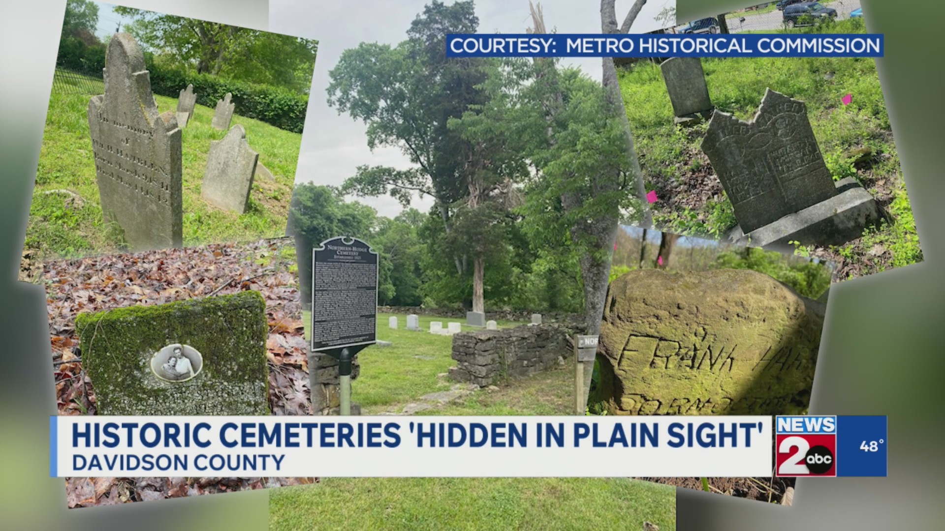Historic cemeteries 'hidden in plain sight'