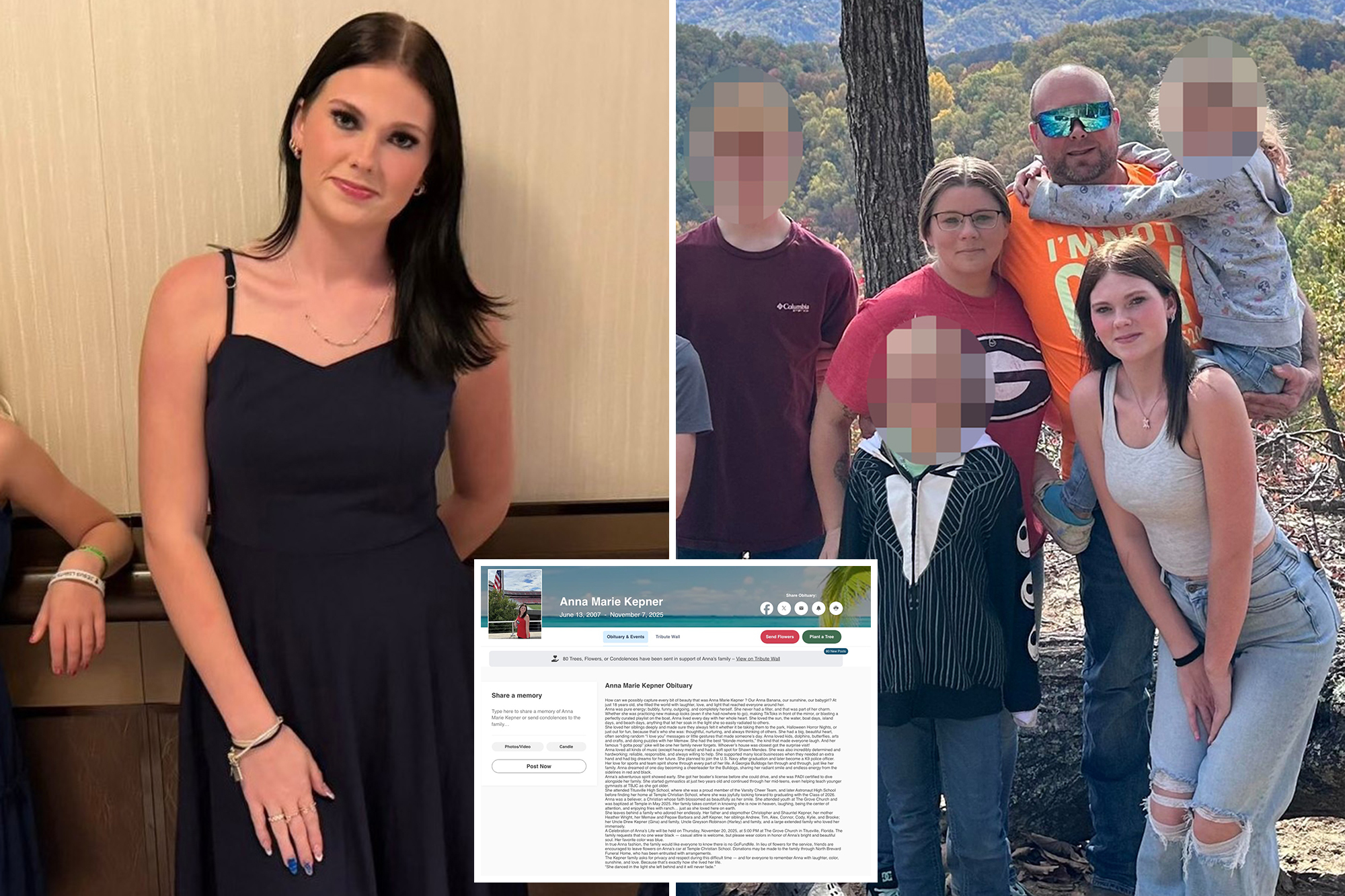 Anna Kepner’s family pays heartbreaking tribute to teen who died on