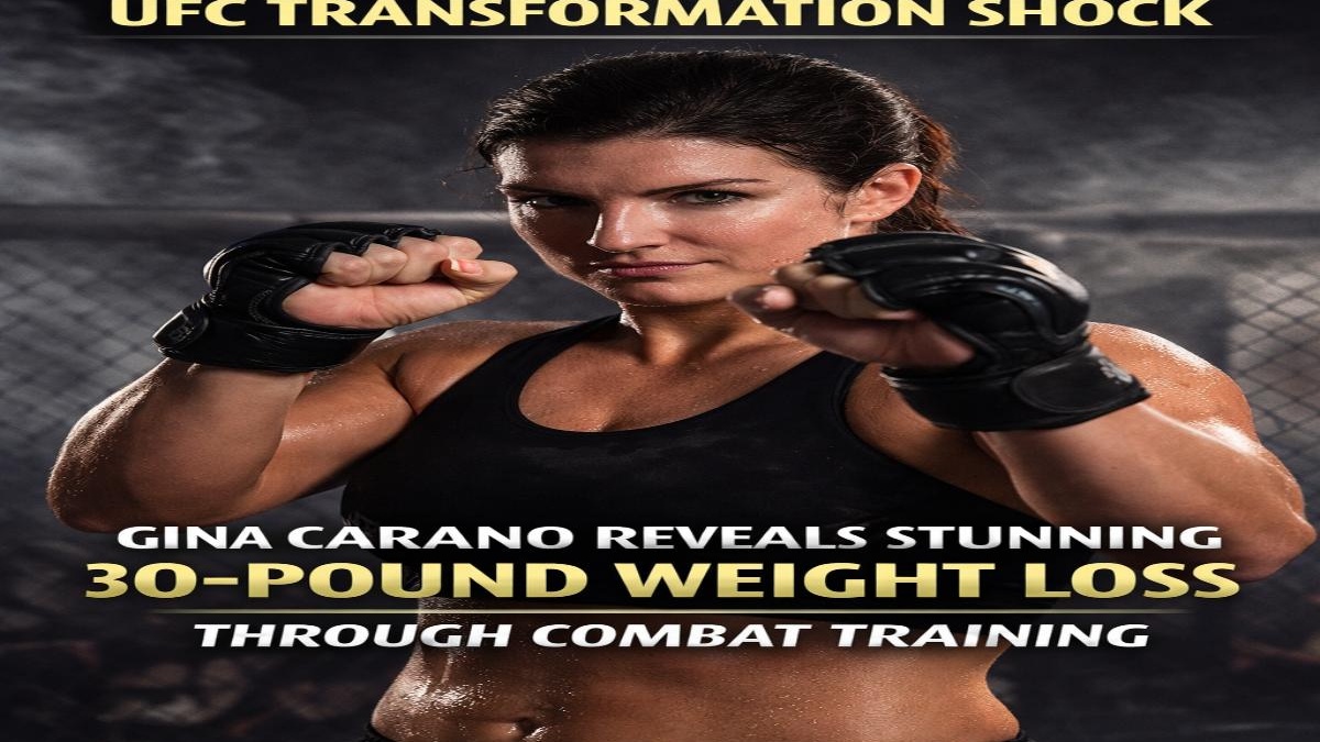 UFC transformation shock Gina Carano reveals stunning 30pound weight