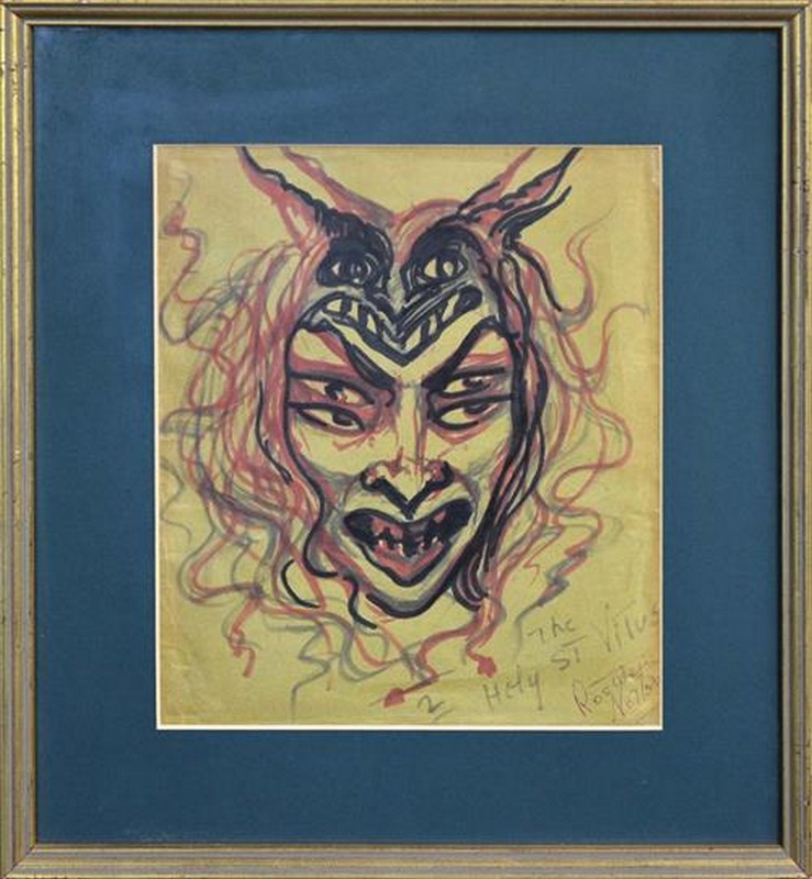 Works on Paper Rosaleen Norton Australian Art Auction Records