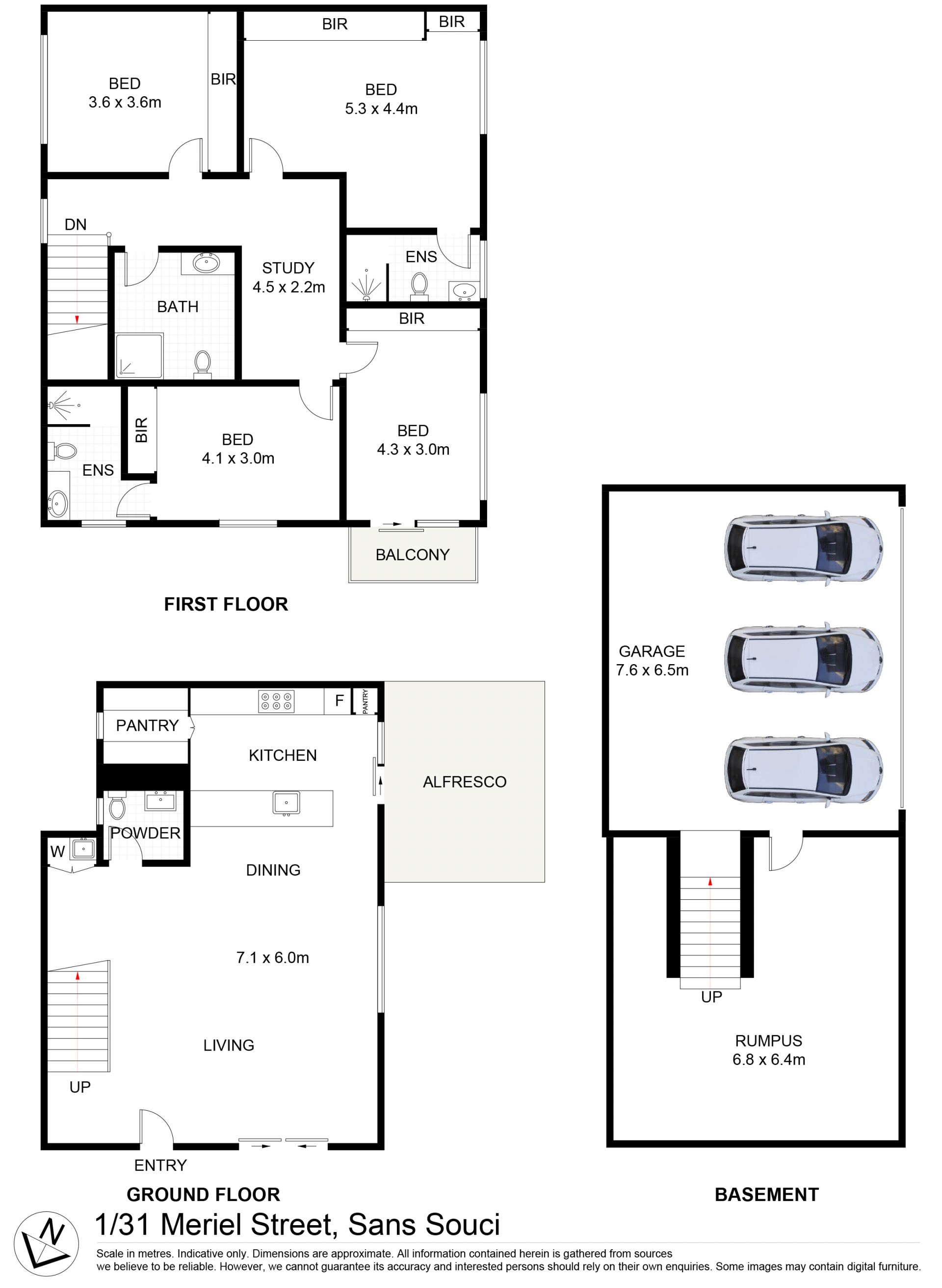 Real Estate For Lease 1/31 Meriel Street Sans Souci , NSW
