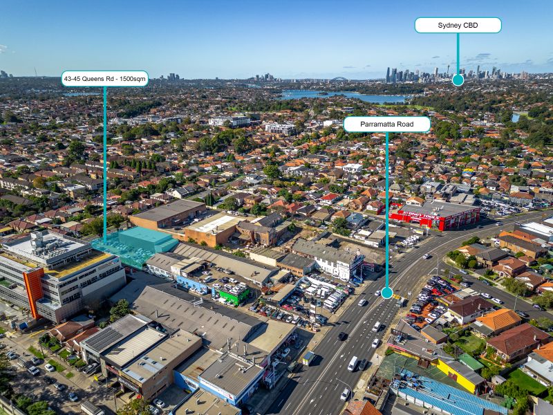 Real Estate For Commercial Lease 43 45 Queens Road Five Dock , NSW