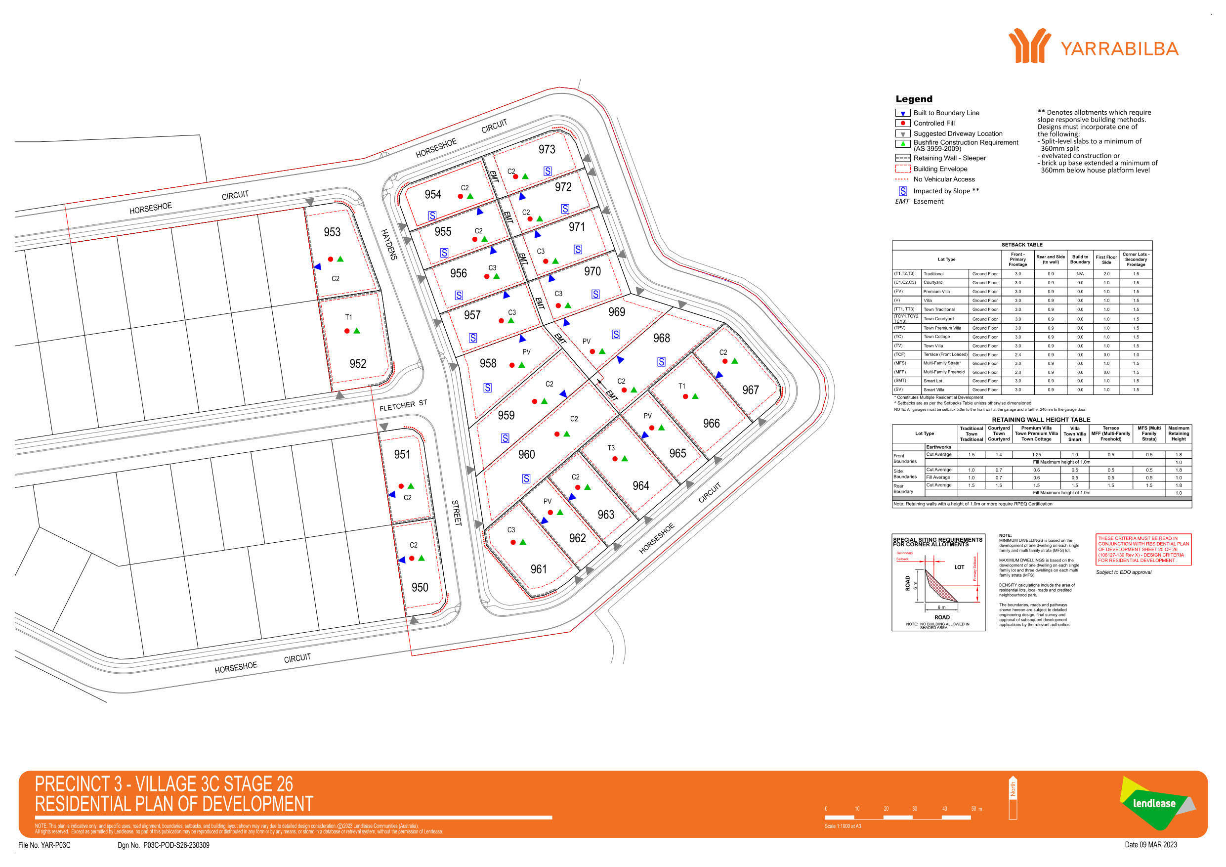 Lot 969 Horseshoe Circuit , YARRABILBA Logan QLD 4207, Australia