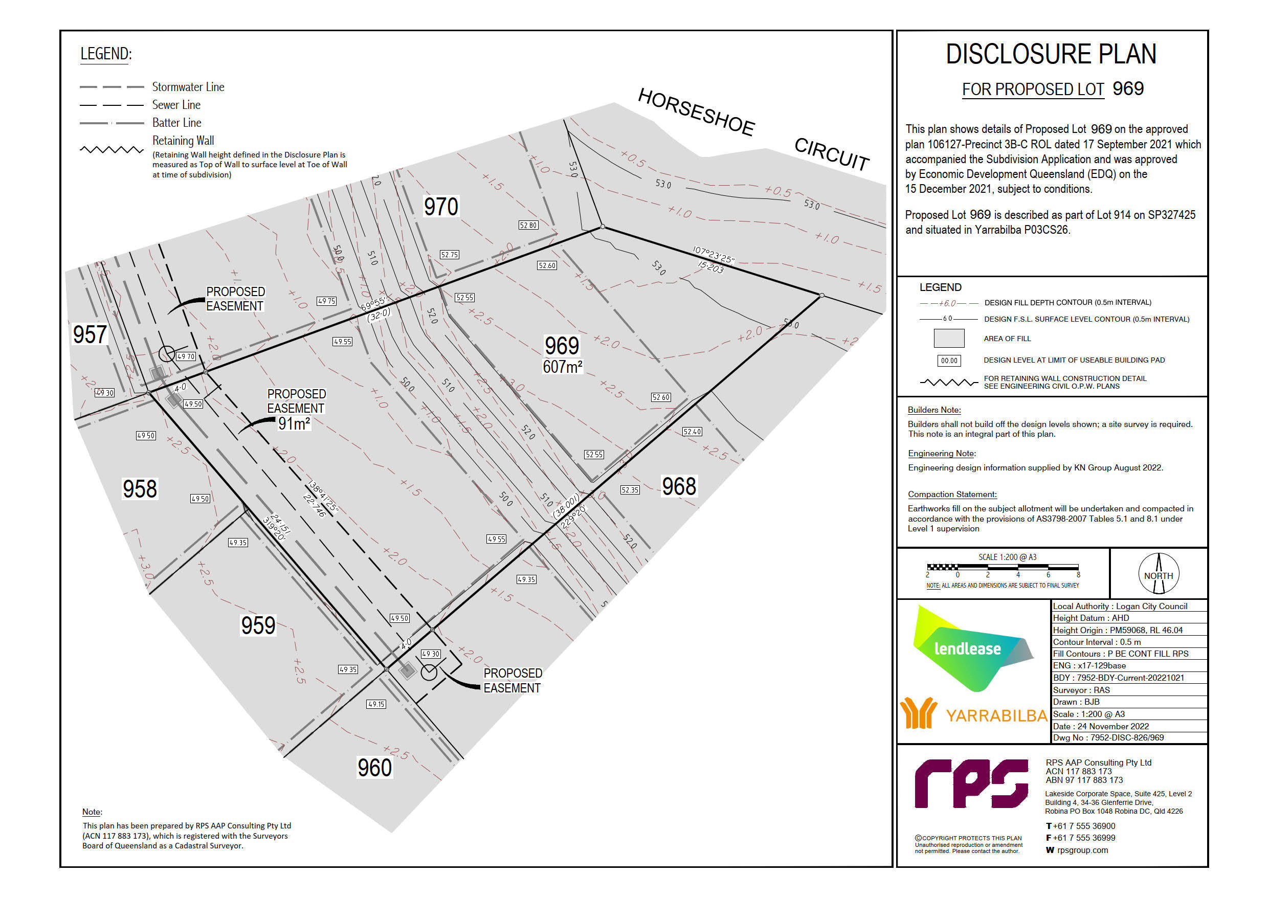 Lot 969 Horseshoe Circuit , YARRABILBA Logan QLD 4207, Australia