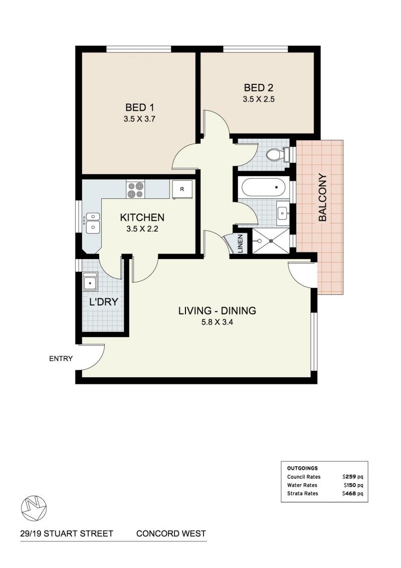 Real Estate For Lease 29/19 Stuart Street Concord West , NSW