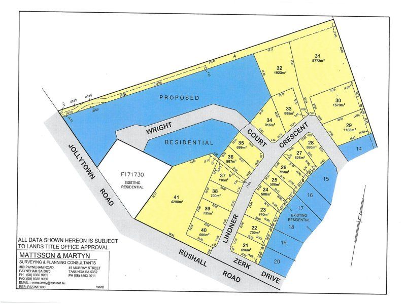 Sold property 185000 for Lot 33 Lyndoch Rise Estate Lyndoch , SA 5351