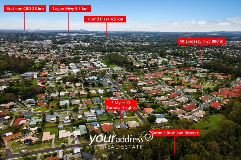 Real Estate For Sale 3 Myles Court Boronia Heights , QLD