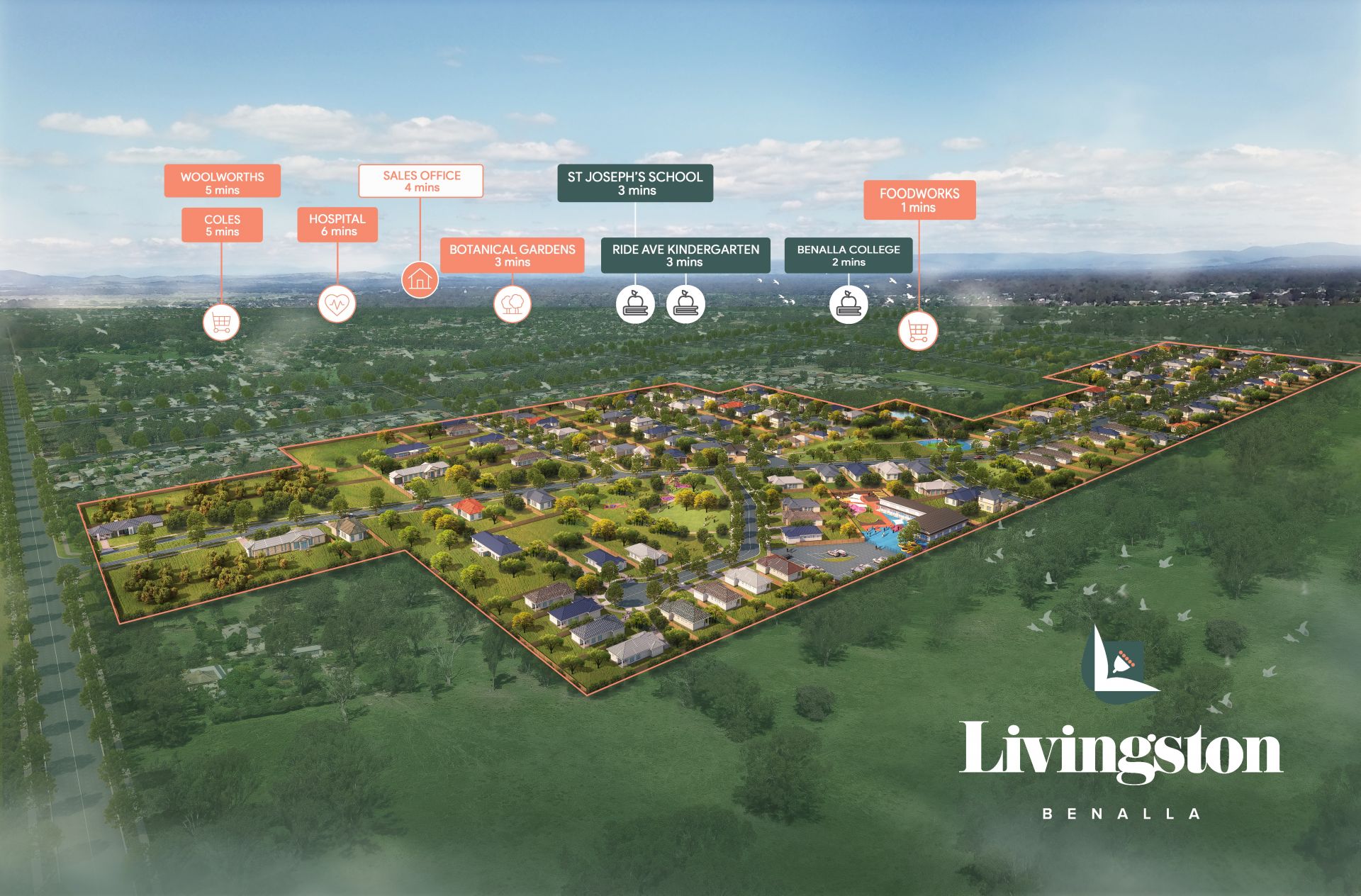 Lot 46 / 32 Four Mile Road, BENALLA Living Here Benalla