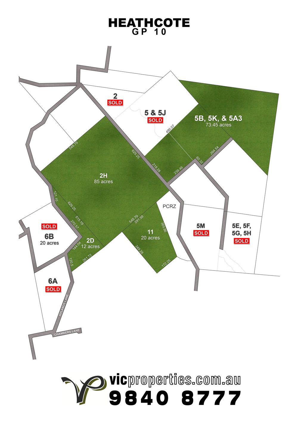 Real Estate For Sale Lot 2H/ Hylands Lane Heathcote , VIC