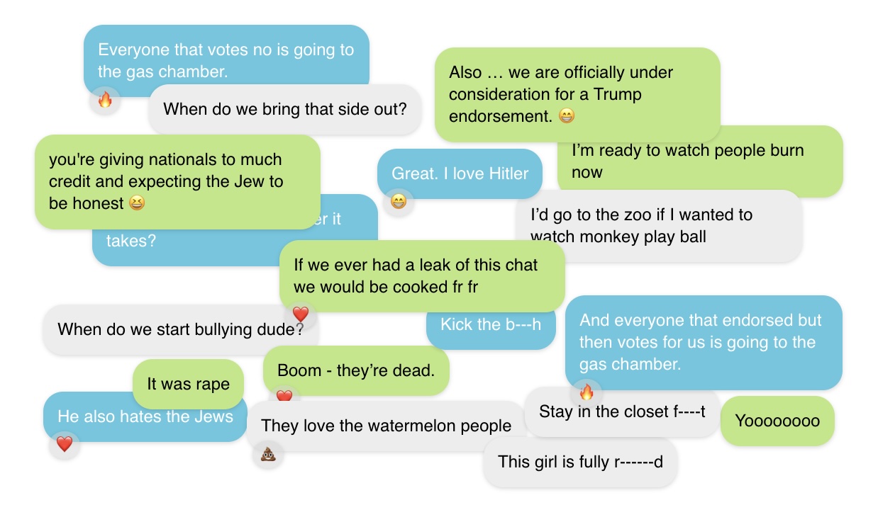Young Republicans Leaders' Group Chat Leaks, Revealing Racist