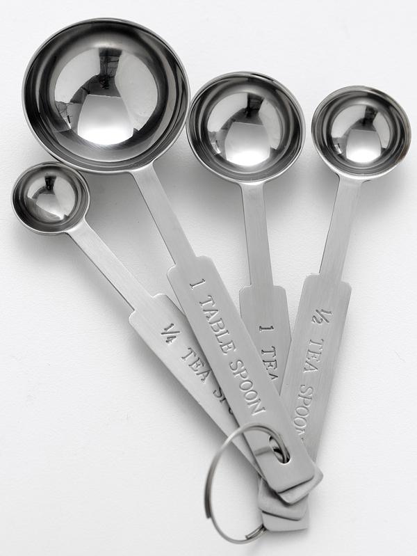 The Different Sizes Of Measuring Spoons Ambrosia Baking