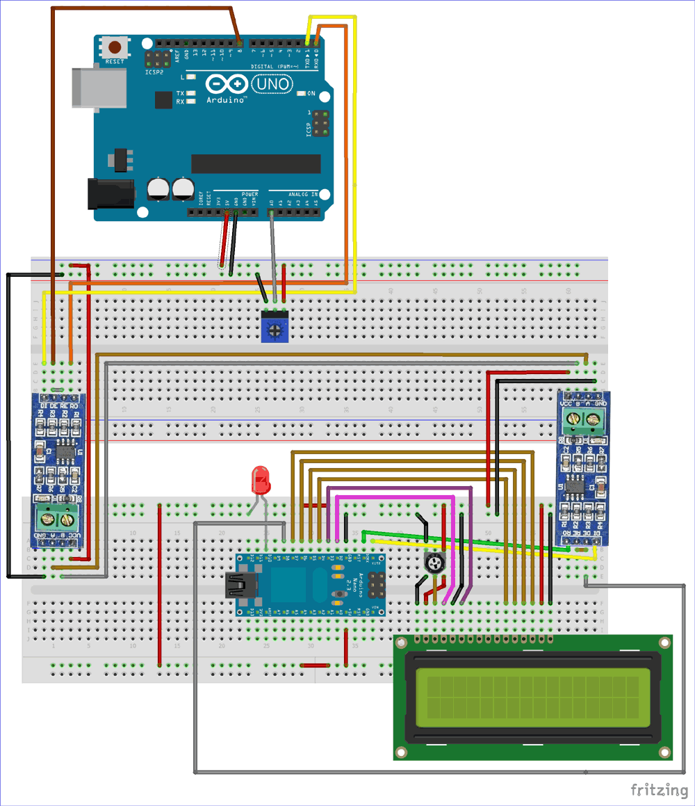 Comunicazione seriale rs485 tra arduino uno e arduino nano Audio 2024