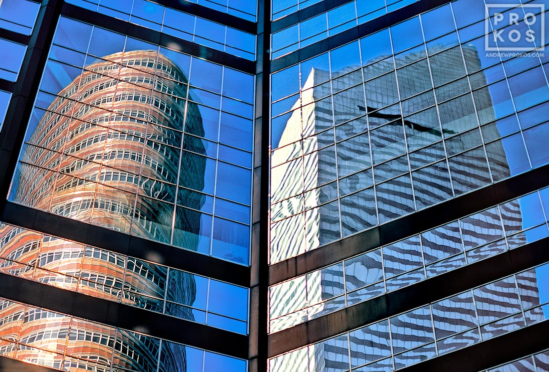 Citicorp Tower and Lipstick Building Reflections NYC Photos PROKOS