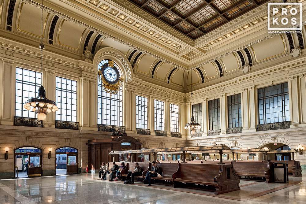 Hoboken Terminal Interior I Fine Art Photo by Andrew Prokos
