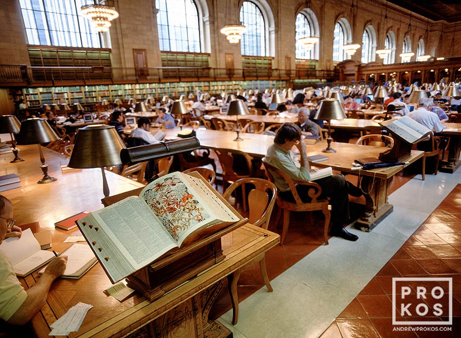 New York Public Library Main Reading Room Interior II Fine Art Photo