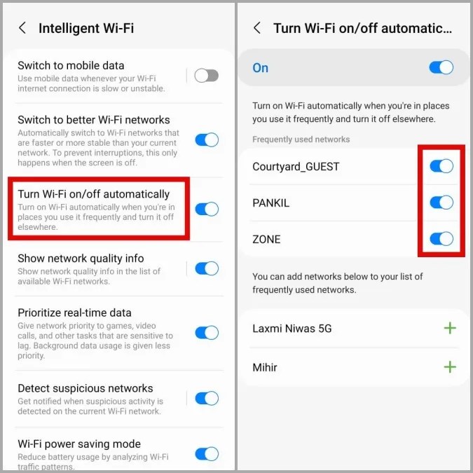 Top 6 måder at stoppe WiFi fra at tænde automatisk på Android AndroidHow