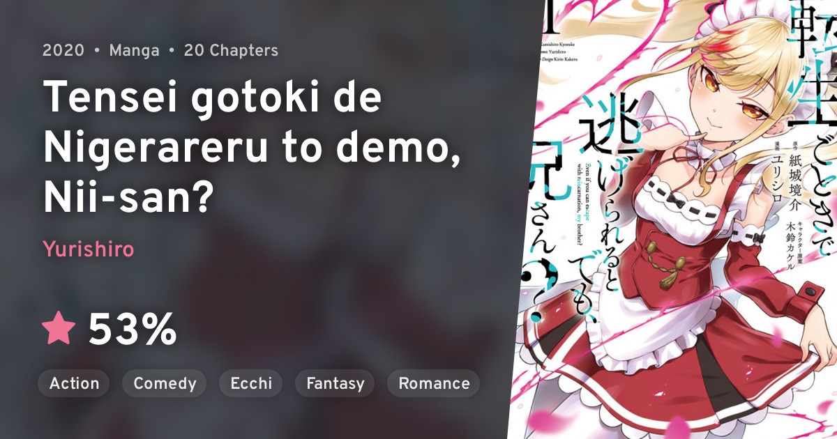 Tensei gotoki de Nigerareru to demo, Niisan? · AniList