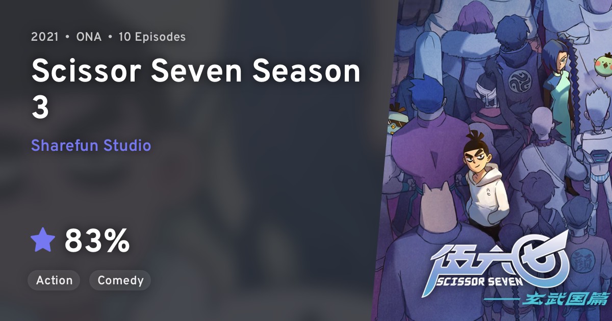 Wu Liuqi Xuanwu Guo Pian (Scissor Seven Season 3) · AniList