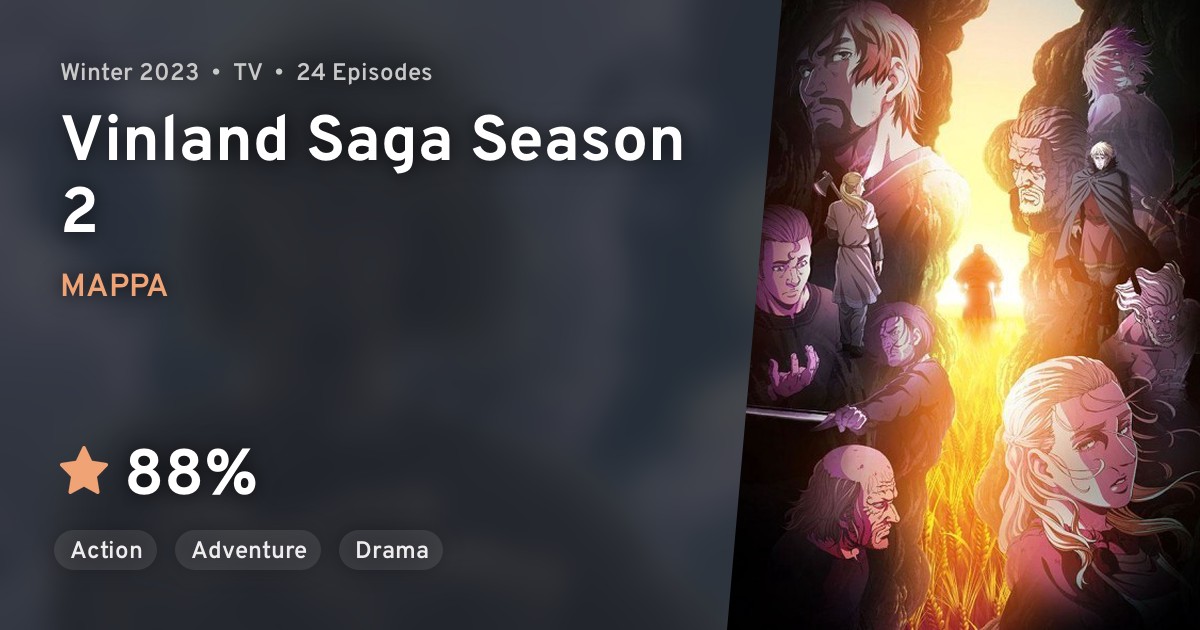 anilist winter 2023 Vinland Saga SEASON 2 · AniList