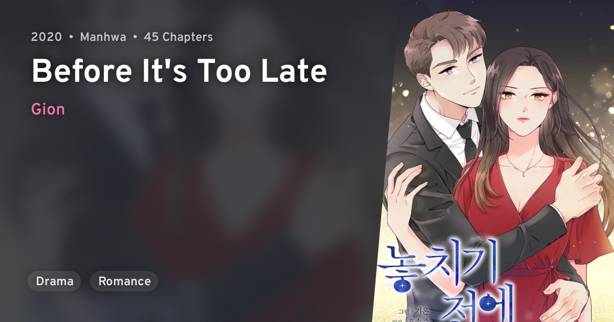 Nochigi Jeone (Before It's Too Late) · AniList(09)