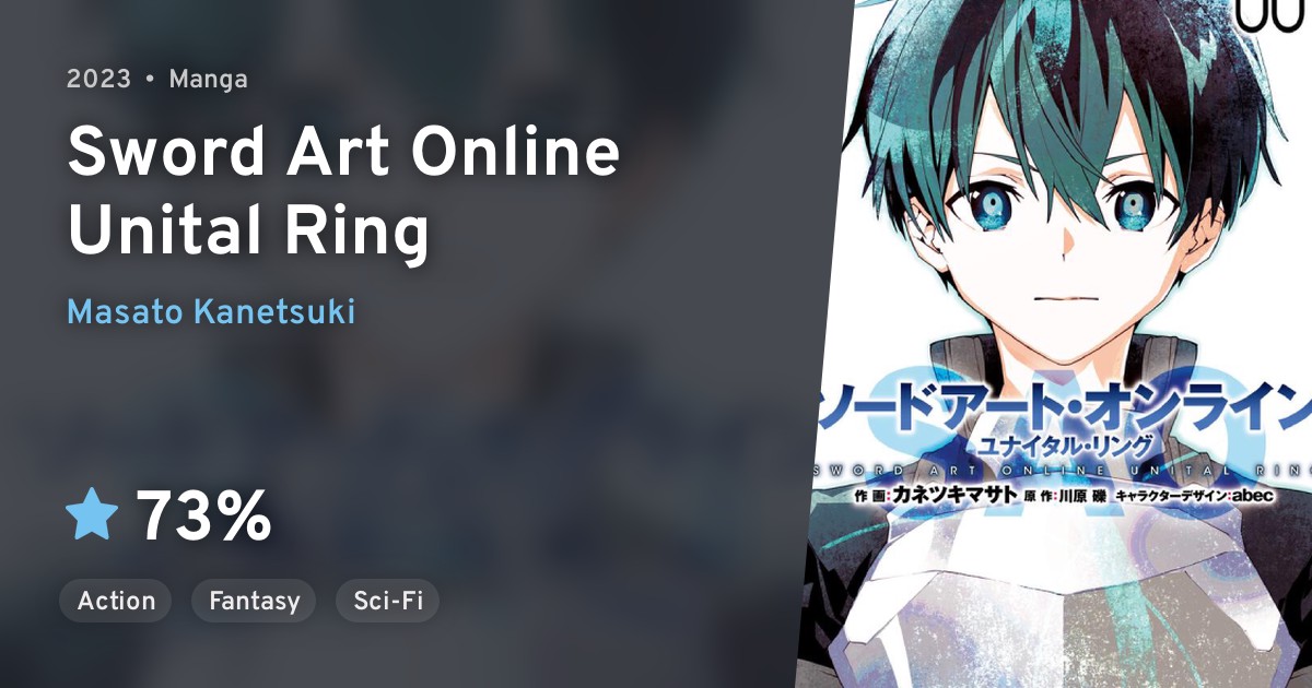 Sword Art Online Unital Ring · AniList