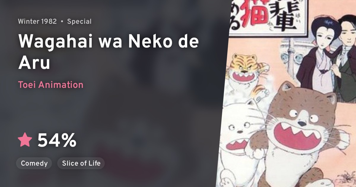 Wagahai wa Neko de Aru · AniList