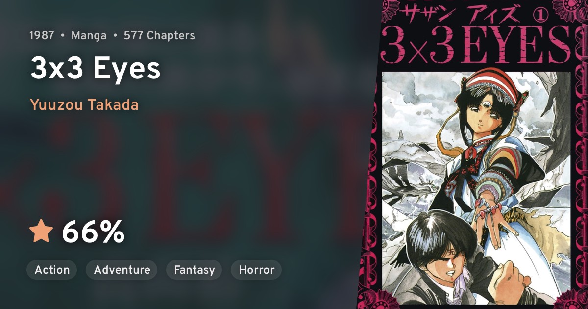 3x3 Eyes · AniList